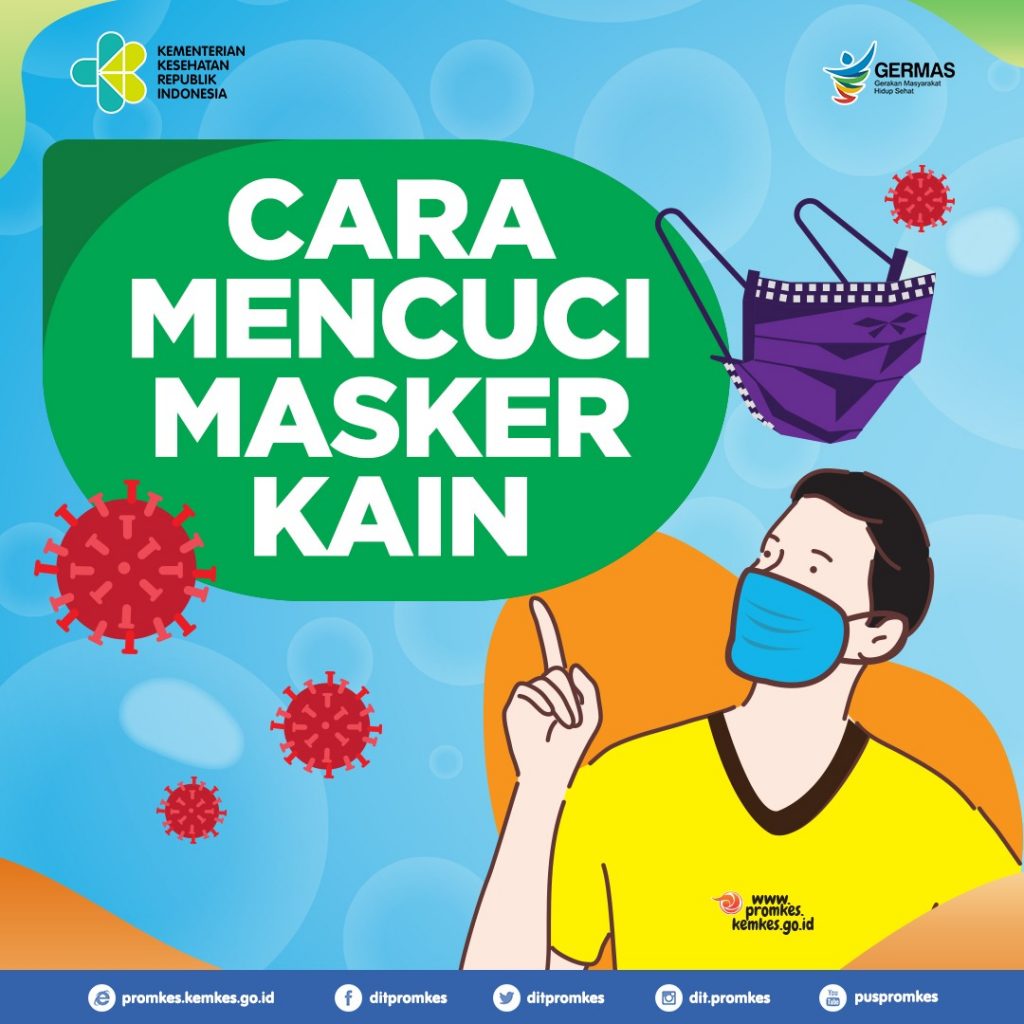 Mencuci Masker Kain